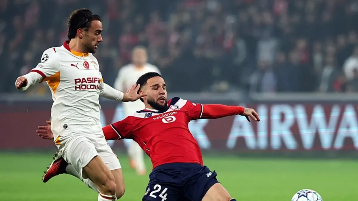 Lille-Galatasaray maçında goller peş peşe! Maçın gollerini izleyin