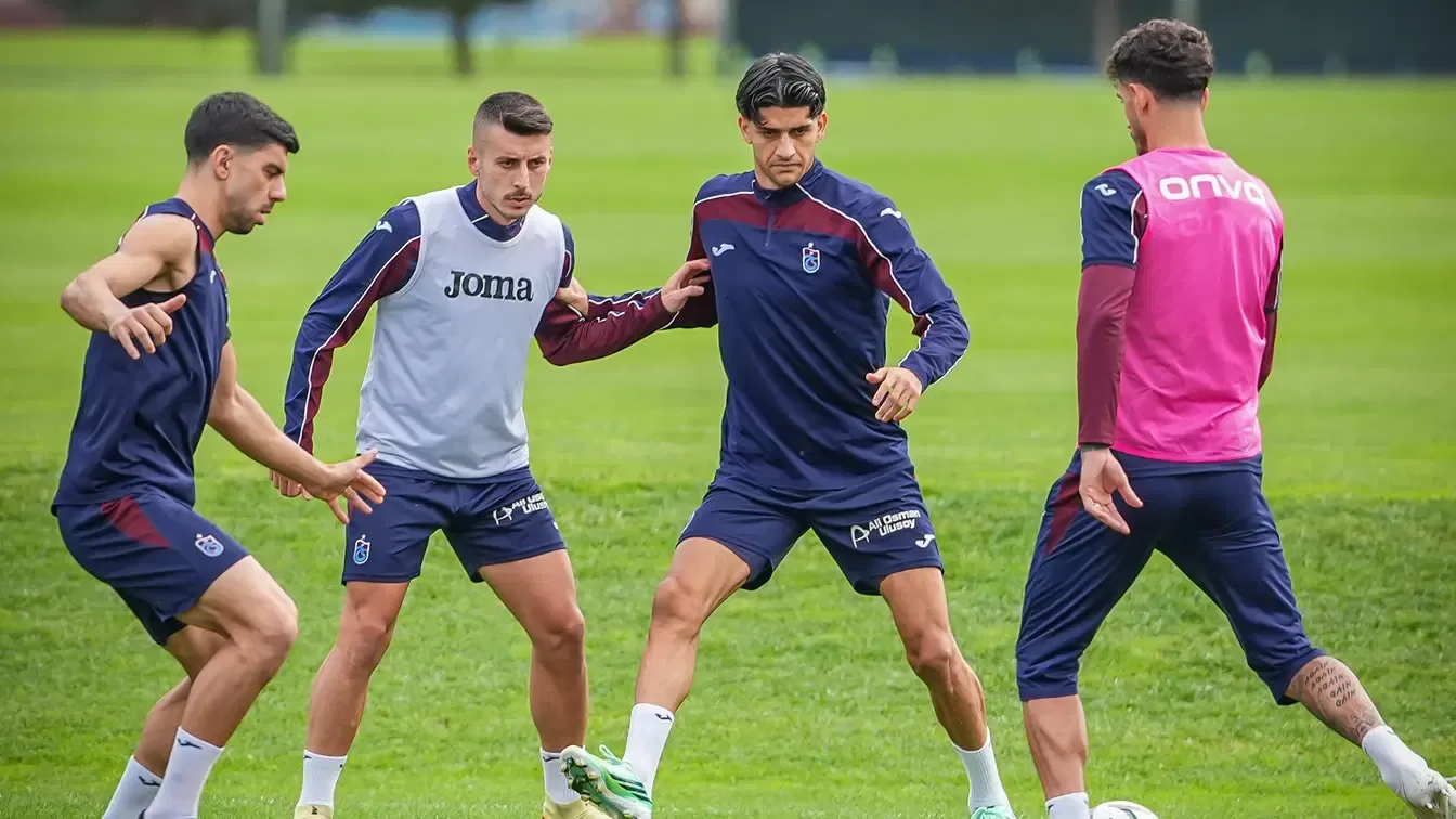 Trabzonspor, Hearts maçı hazırlıklarına ara vermeden başladı