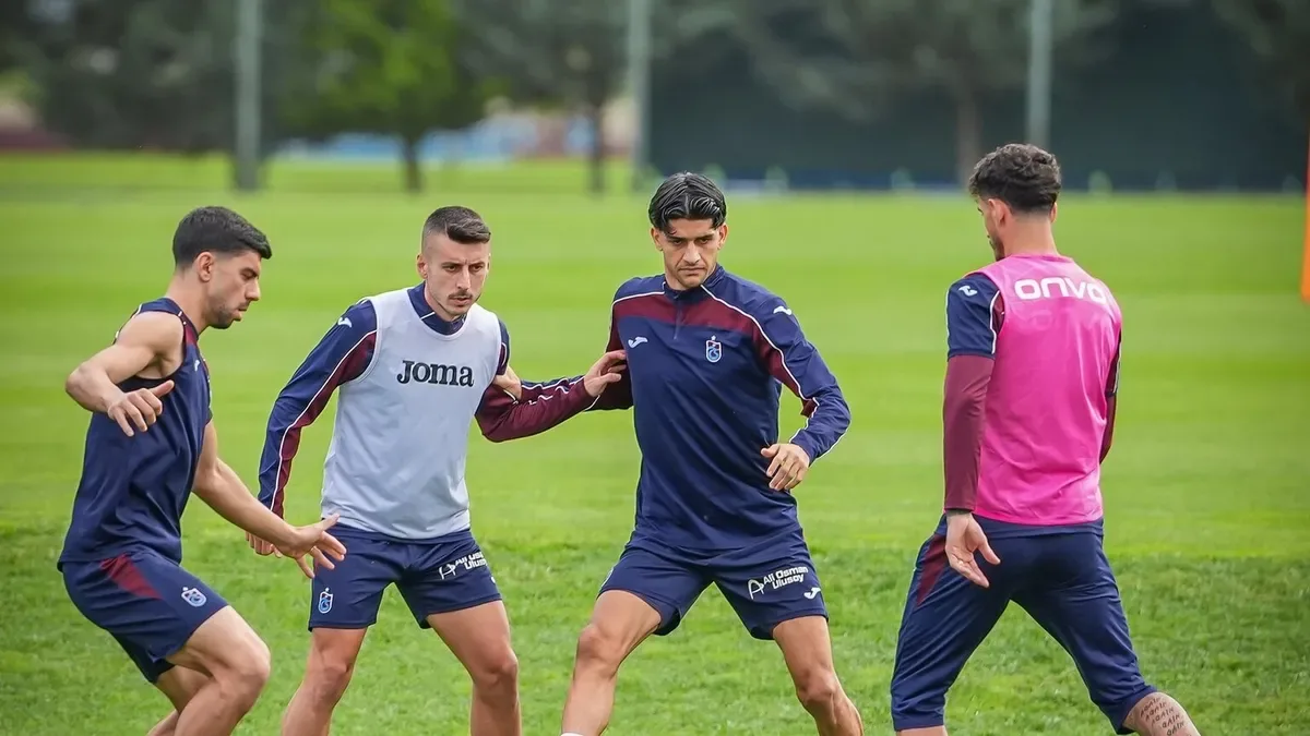 Trabzonspor'da Hearts maçının hazırlıkları başladı