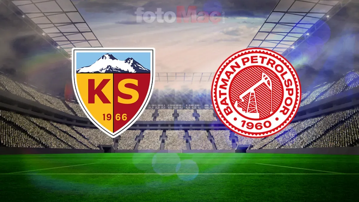 Kayserispor - Batman Petrolspor maçı ne zaman, saat kaçta?