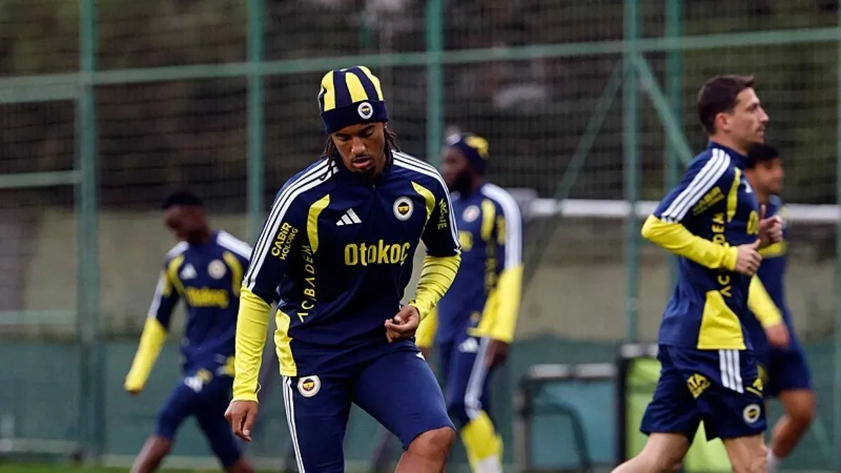 Fenerbahçe, Slavia Prag maçı hazırlıklarını sürdürdü!