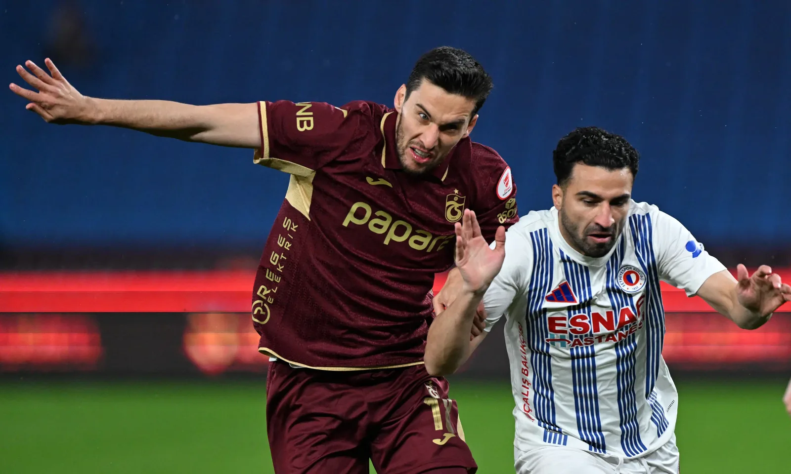 Trabzonspor'da Umut Nayir'in sağ uyluğunda hafif kanama ve ödem tespit edildi