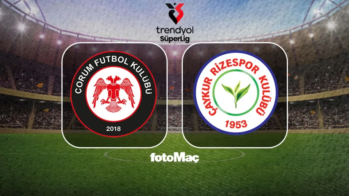 Arca Çorum FK-Çaykur Rizespor maçı ne zaman, saat kaçta, hangi kanalda?