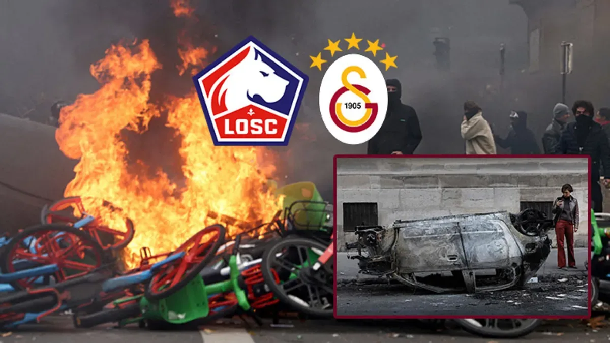 Lille-Galatasaray maçı oynanacak mı? Fransa'da sokağa çıkma yasağı