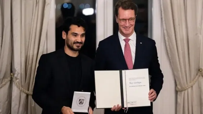 İlkay Gündoğan’a 2025 Mevlüde Genç Madalyası verildi