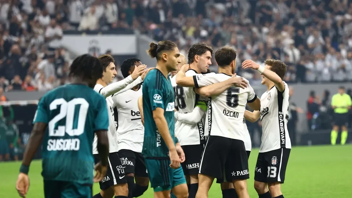 Beşiktaş, Kocaelispor’u 2-1 yenerek zirve takibini sürdürdü